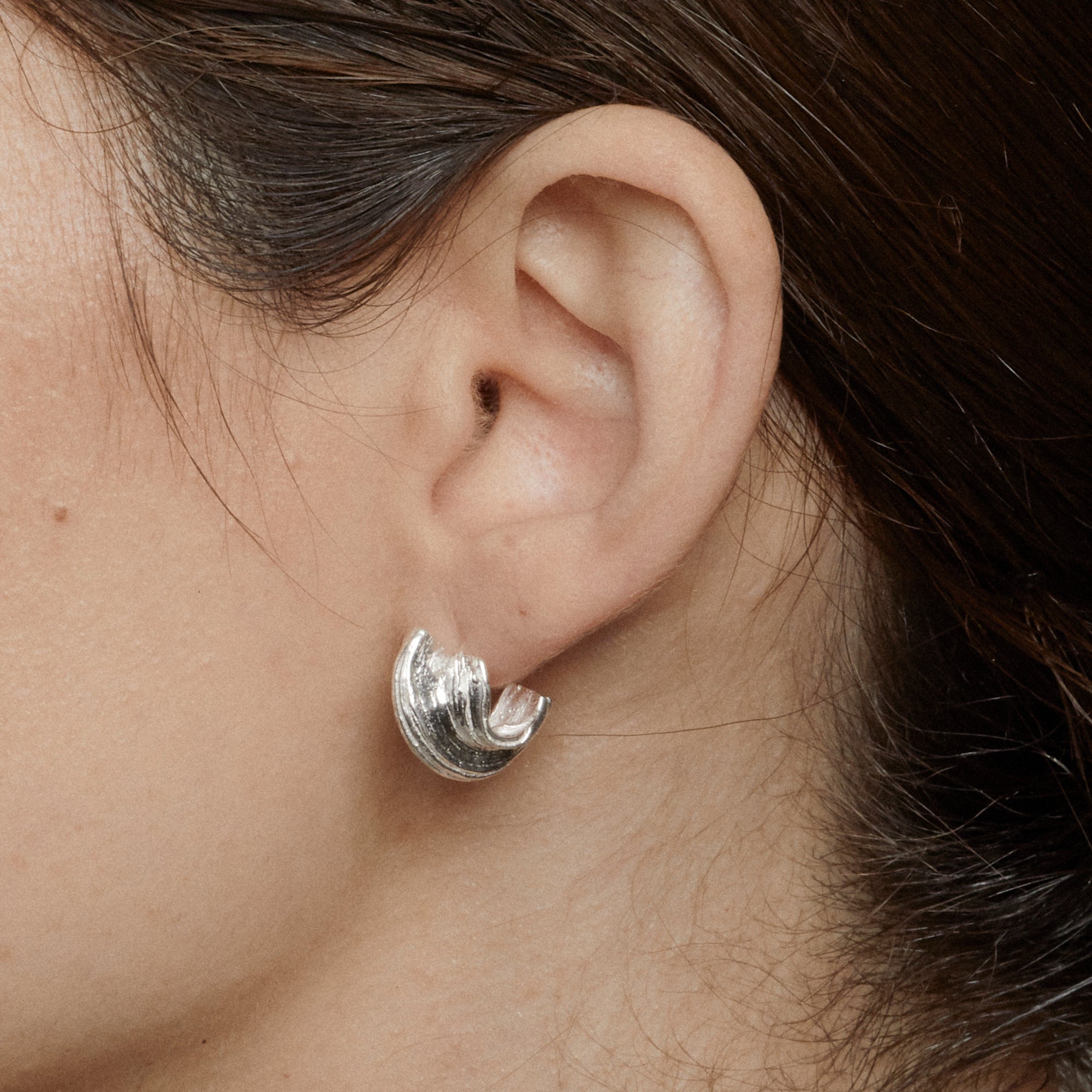 Mitsuro Stud Earrings - Handmade in 925 Silver